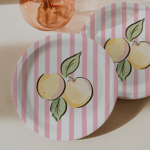 Can't Wait to Squeeze You Citrus Baby Shower Paper Plate