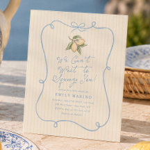 Can't Wait To Squeeze You Lemon Budget Baby Shower