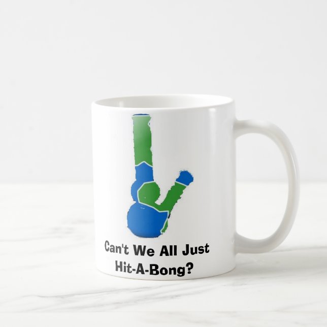 Can't We All Just Hit-A-Bong? Coffee Mug (Right)
