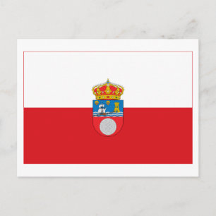 Cantabria flag postcard