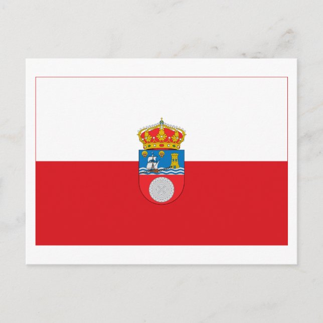 Cantabria flag postcard (Front)