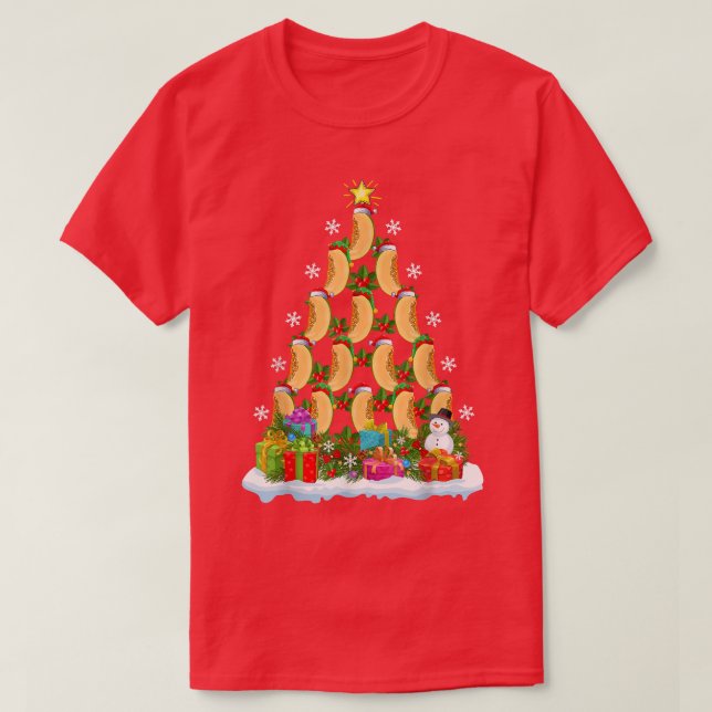 Cantaloupe Xmas Tree Lighting Santa Cantaloupe Chr T-Shirt (Design Front)