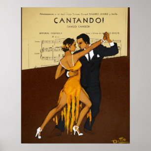 cantando tango poster