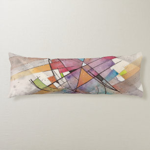 CANTATA in PASTEL MAJOR Abstract Art Body Cushion