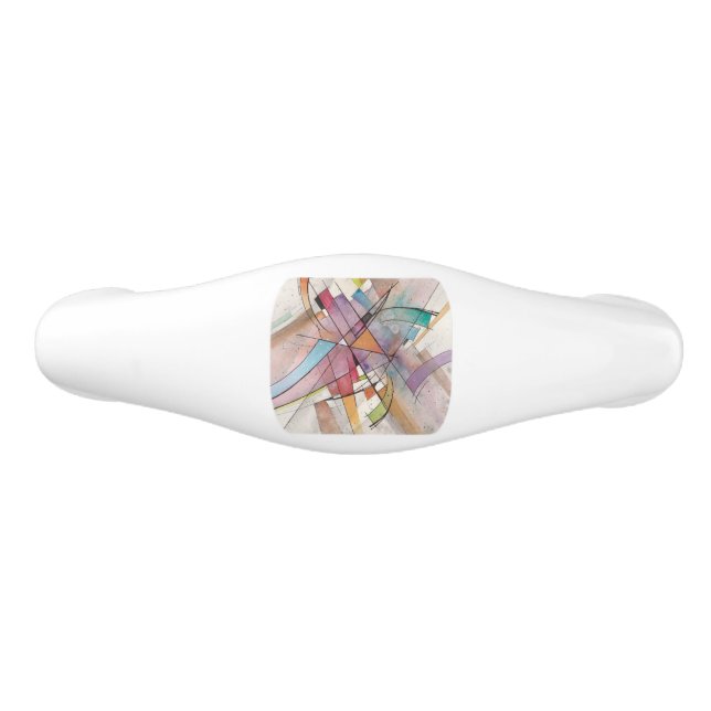CANTATA in PASTEL MAJOR Abstract Art Ceramic Drawer Pull (Front)