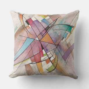 CANTATA in PASTEL MAJOR Abstract Art Cushion
