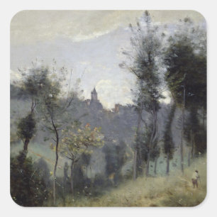 Canteleu near Rouen Square Sticker