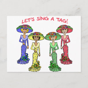 Cantemos una etiqueta 2 postcard
