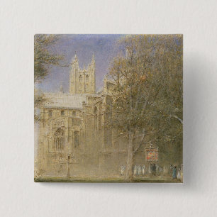 Canterbury Cathedral 15 Cm Square Badge