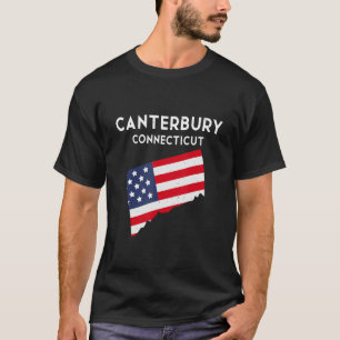 Canterbury Connecticut USA State America Travel Co T-Shirt