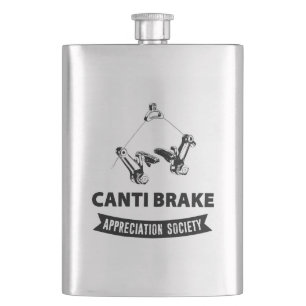 Canti Brake Appreciation Society Hip Flask