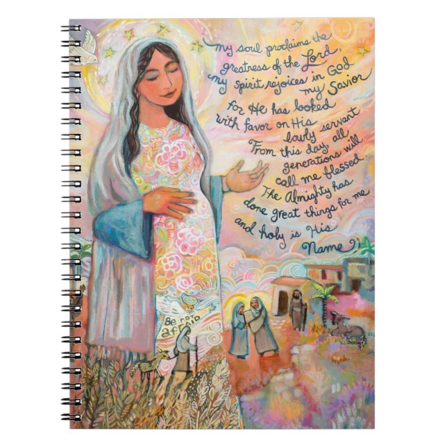 Canticle of Mary Magnificat Prayer Journal (Front)