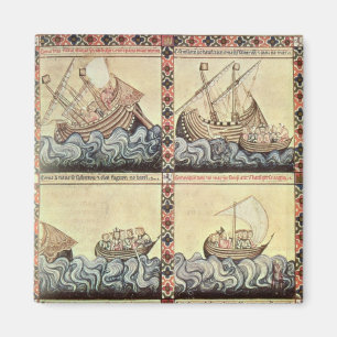 Cantiga 33, page from the 'Cantigas de Santa Maria Magnet