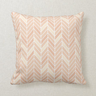 Cantilevered Chevron narrow   blush Cushion