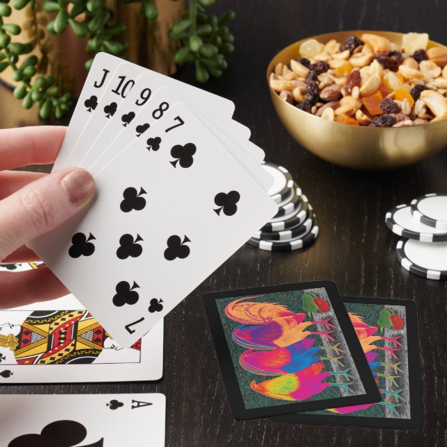 Cantina Roosters Playing Cards (In Situ)