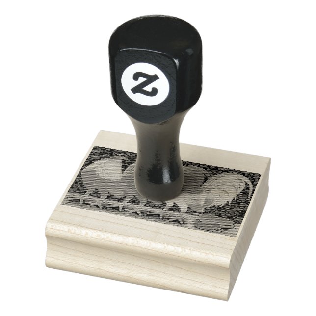 Cantina Roosters Rubber Stamp (Stamp)