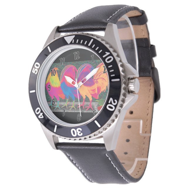 Cantina Roosters Watch (Angled)