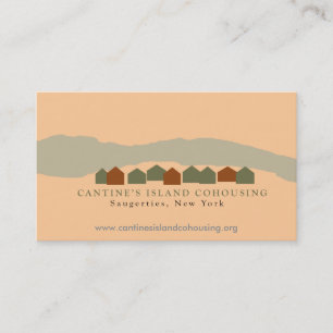 Cantine's Island Cohousing Business Cards