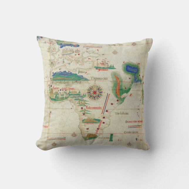Cantino Planisphere | 1502 Cushion (Front)