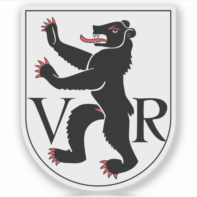 Canton Appenzell Ausserrhoden emblem, Switzerland (Front)