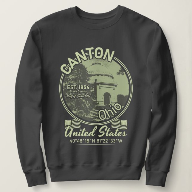 CANTON CITY - OHIO VINTAGE SWEATSHIRT (Design Front)