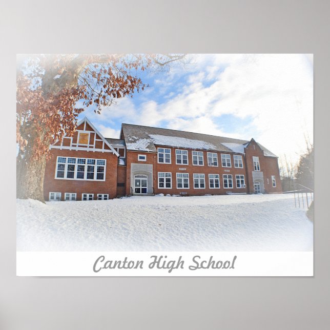 Canton High School Poster (Front)