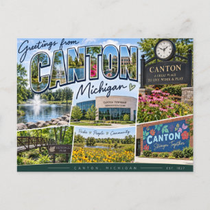 Canton Michigan Postcard