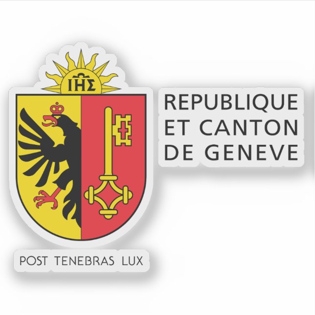 Canton of Geneva logo, Switzerland (Front)