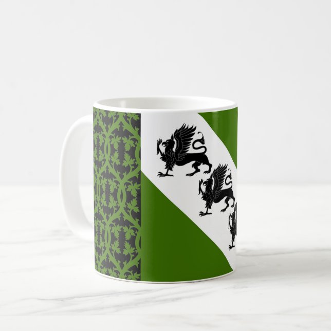 Canton of Gryphonwald Populace Badge Coffee Mug (Front Left)