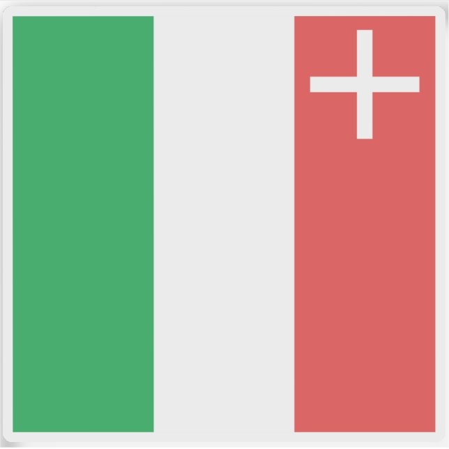 Canton of Neuchâtel (Neuchatel) flag, Switzerland (Front)