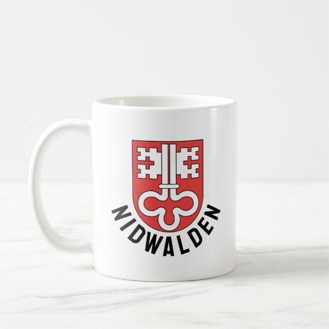Canton of Nidwalden coat of arms Coffee Mug (Left)