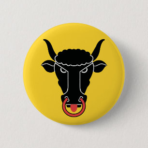 Canton of Uri coat of arms 6 Cm Round Badge
