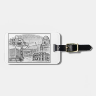 Canton Ohio Historic Landmarks Luggage Tag