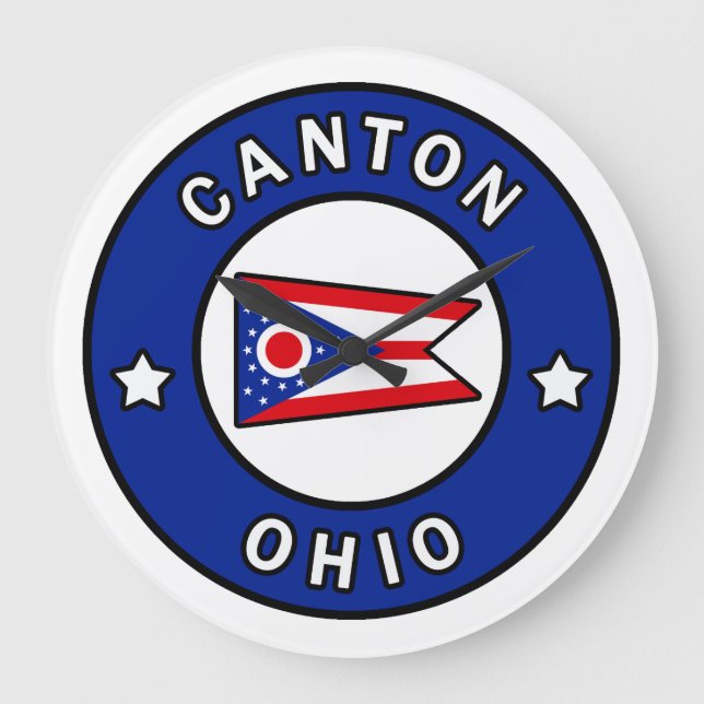 Canton Ohio Large Clock (Front)