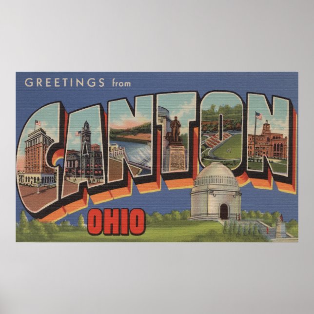 Canton, OhioLarge Letter ScenesCanton, OH 2 Poster (Front)
