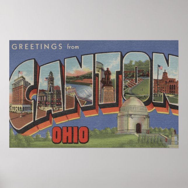 Canton, OhioLarge Letter ScenesCanton, OH Poster (Front)