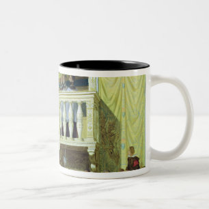 Cantoria in the Sistine Chapel Two-Tone Coffee Mug