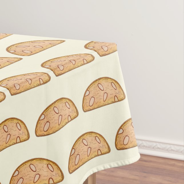 Cantucci Italian Almond Biscotti Cookies Pastries Tablecloth (In Situ)