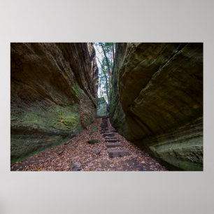 Cantwell Cliffs, Hocking Hills State Park, Ohio Poster