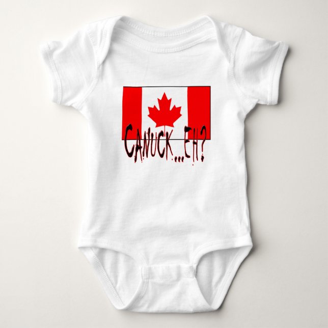 CANUCK EH! BABY BODYSUIT (Front)