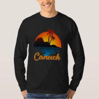 Canuck Vancouver Palm Tree Island Sunset Canada
