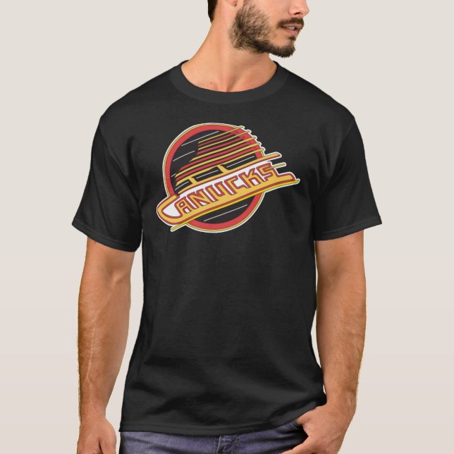 canucks retro reverse hockey skate Classic T-Shirt (Front)