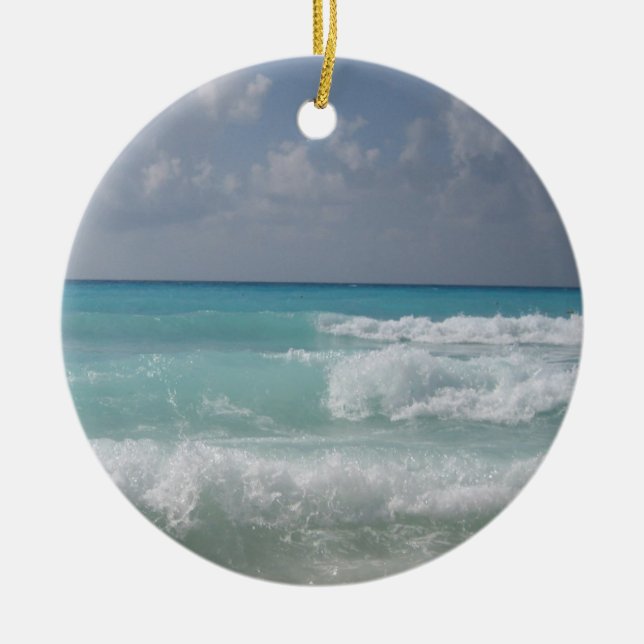 Canun Waves Ornament (Front)