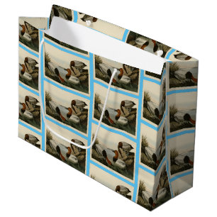 Canvas backed Duck from Audubon's Birds of America Large Gift Bag
