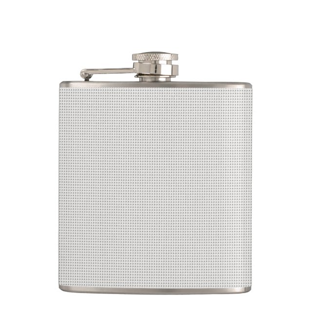 Canvas background hip flask (Front)