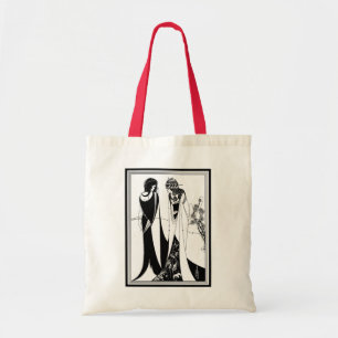Canvas Bag: Aubrey Beardsley Art Illustration Tote Bag