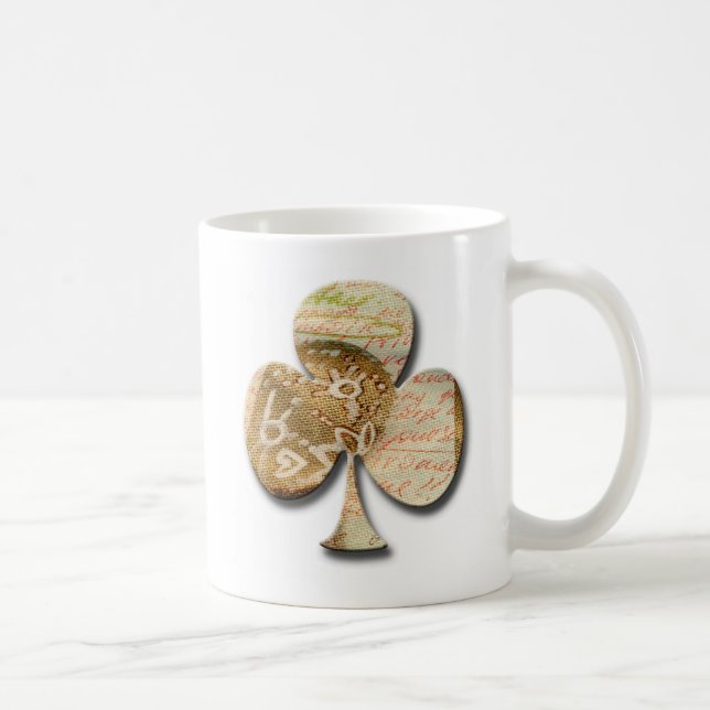 Canvas clover coffee mug (Right)