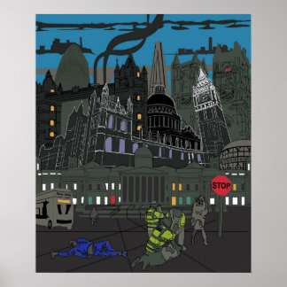 Canvas London Alternative Scene Poster