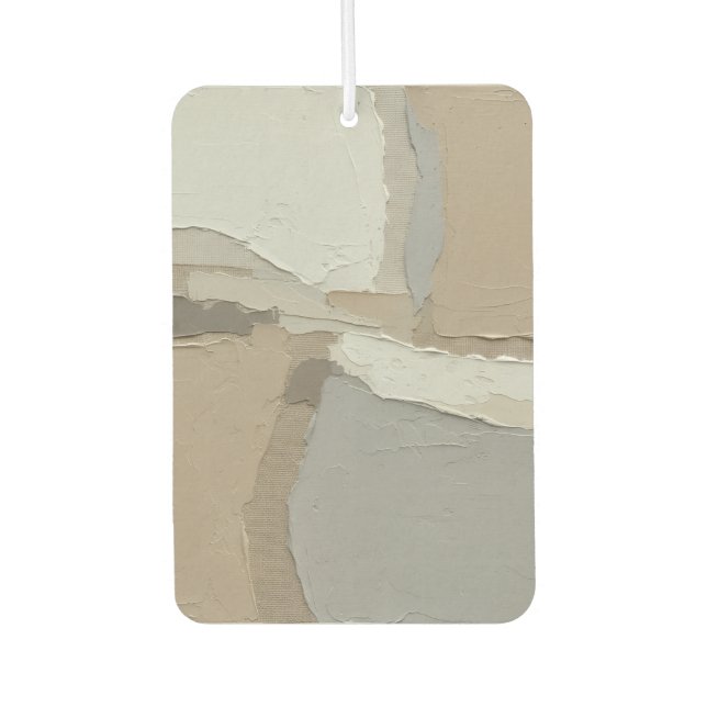 Canvas of Calm Car Air Freshener (Front)