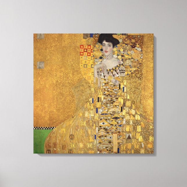 CANVAS PANEL : GUSTAV KLIMT : ADELE BLOCH BAUER PRINT (Front)
